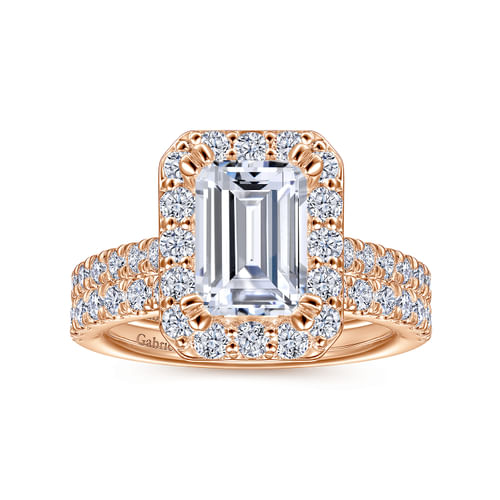 14K Rose Gold Matching Diamond Wedding Band