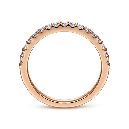 14K Rose Gold Matching Diamond Wedding Band 14K Rose Gold Matching Diamond Wedding Band