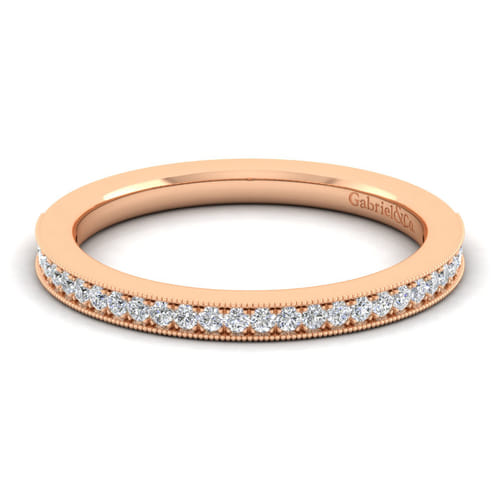 14K Rose Gold Matching Wedding Band