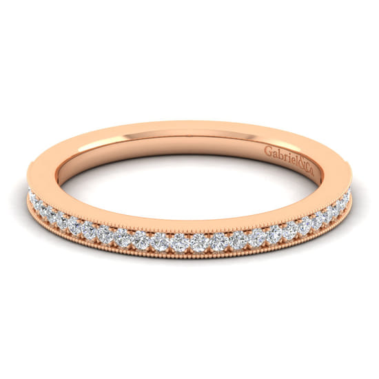 Gabriel - 14K Rose Gold Matching Wedding Band