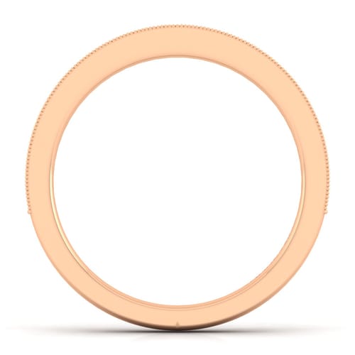 14K Rose Gold Matching Wedding Band