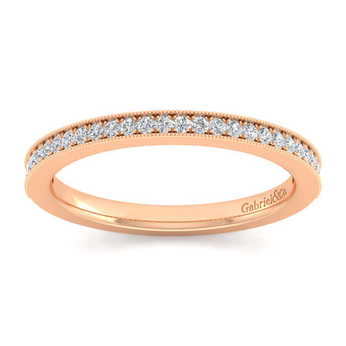 14K Rose Gold Matching Wedding Band