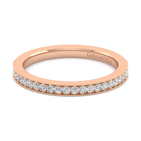 Gabriel - 14K Rose Gold Matching Wedding Band
