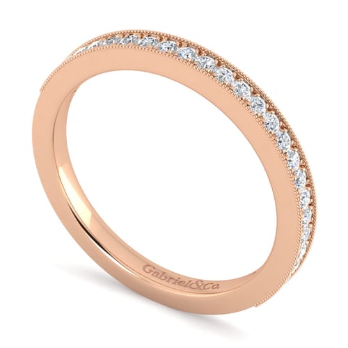 14K Rose Gold Matching Wedding Band