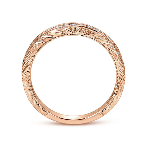 14K Rose Gold Matching Wedding Band