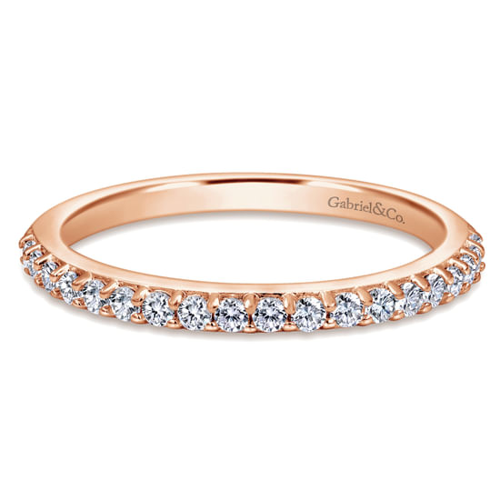 Gabriel - 14K Rose Gold Matching Wedding Band