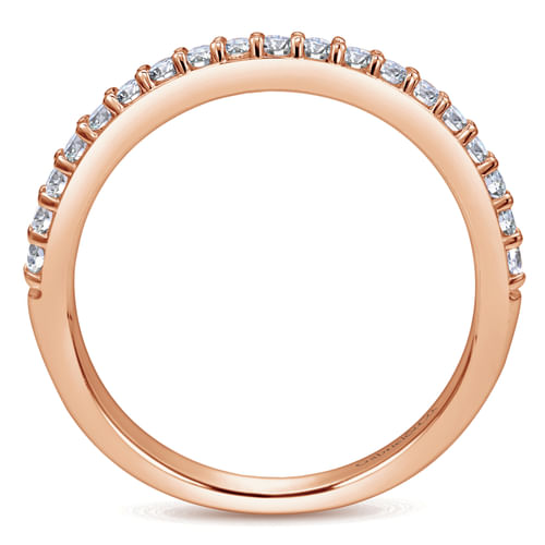14K Rose Gold Matching Wedding Band