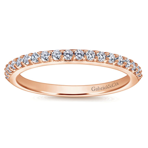 14K Rose Gold Matching Wedding Band