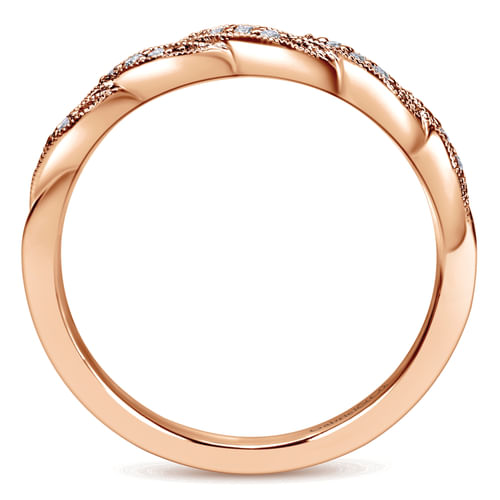 14K Rose Gold Matching Wedding Band