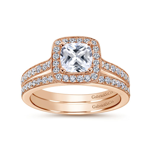 14K Rose Gold Matching Wedding Band