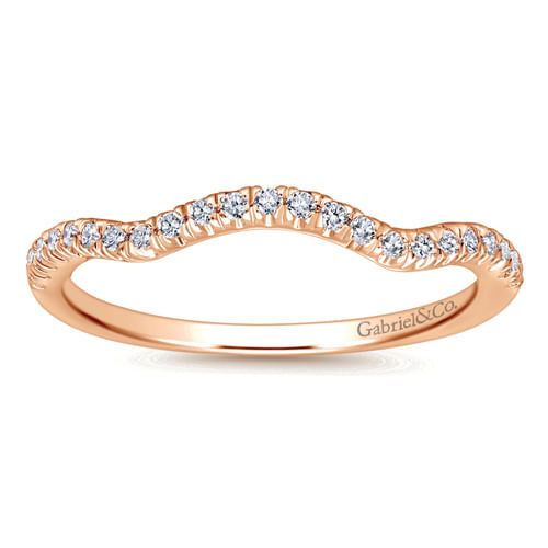 14K Rose Gold Matching Wedding Band