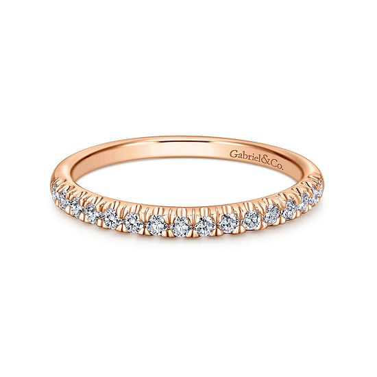 Gabriel - 14K Rose Gold Matching Wedding Band