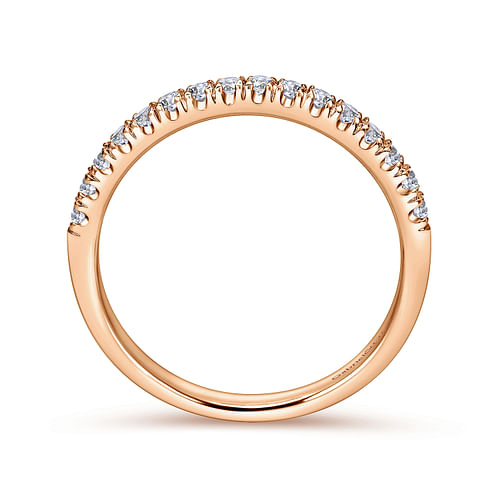 14K Rose Gold Matching Wedding Band