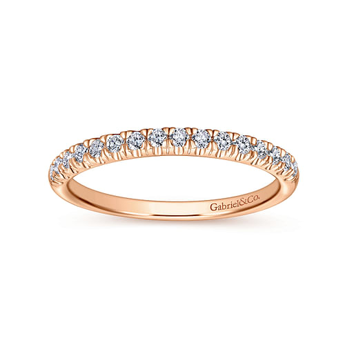 14K Rose Gold Matching Wedding Band