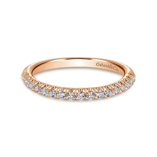 Gabriel - 14K Rose Gold Matching Wedding Band