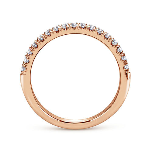 14K Rose Gold Matching Wedding Band