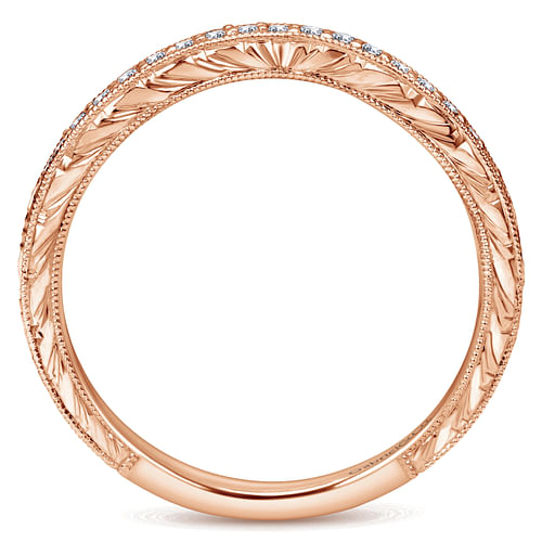 14K Rose Gold Matching Wedding Band