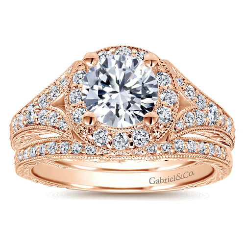 14K Rose Gold Matching Wedding Band