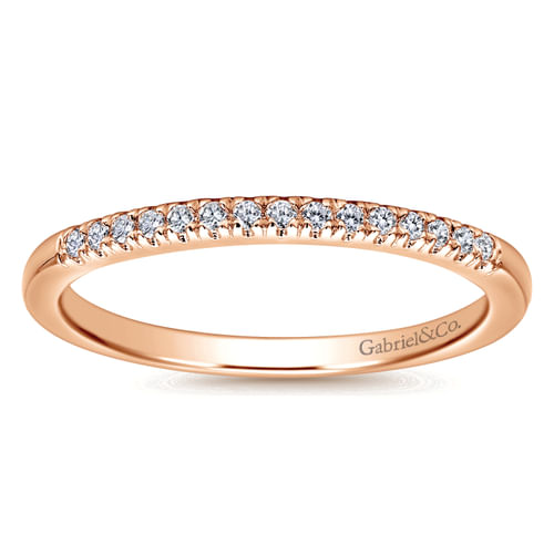 14K Rose Gold Matching Wedding Band