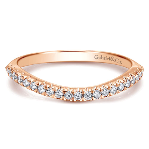 14K Rose Gold Matching Wedding Band