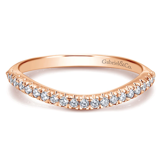 Gabriel - 14K Rose Gold Matching Wedding Band