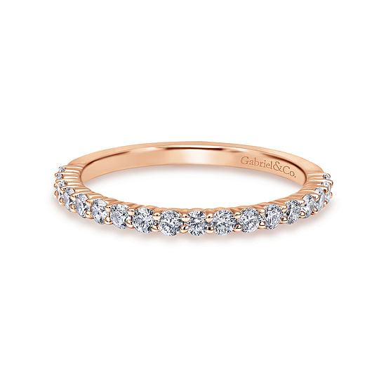 Gabriel - 14K Rose Gold Matching Wedding Band