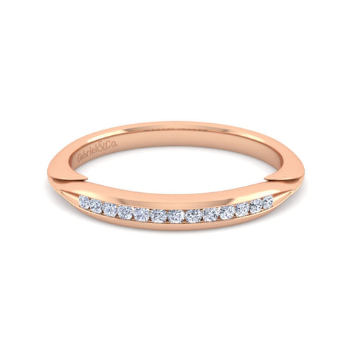 14K Rose Gold Matching Wedding Band