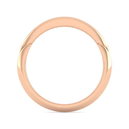 14K Rose Gold Matching Wedding Band