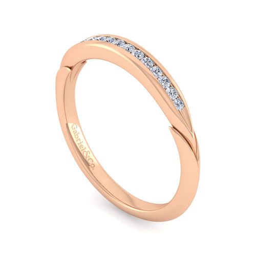 14K Rose Gold Matching Wedding Band