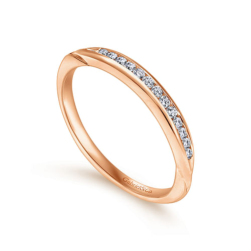 14K Rose Gold Matching Wedding Band