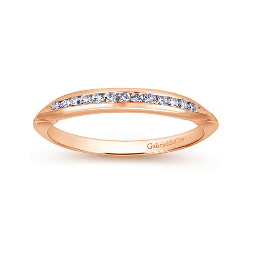 14K Rose Gold Matching Wedding Band