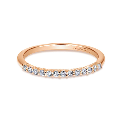 14K Rose Gold Matching Wedding Band