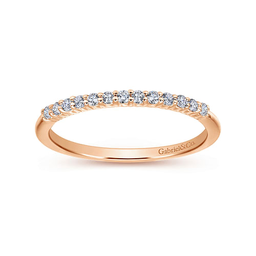 14K Rose Gold Matching Wedding Band