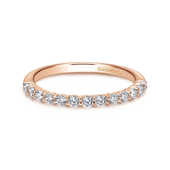 Gabriel - 14K Rose Gold Matching Wedding Band