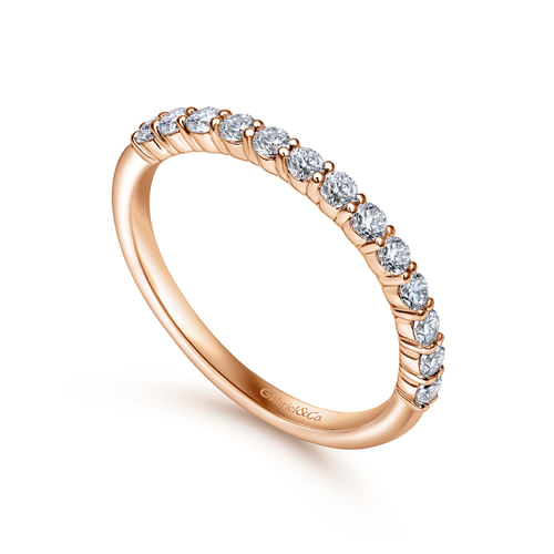 14K Rose Gold Matching Wedding Band