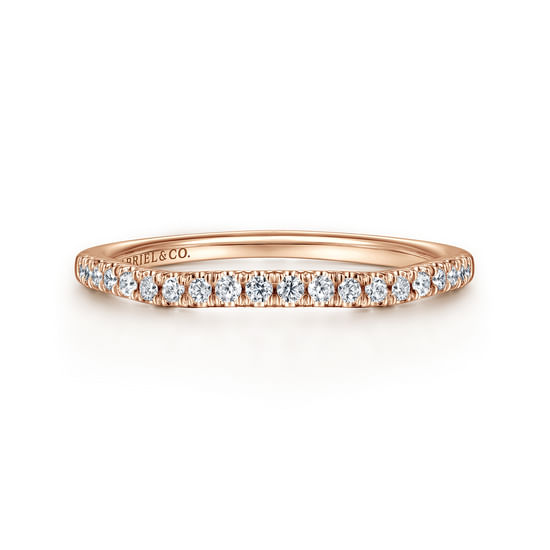 Gabriel - 14K Rose Gold Matching Wedding Band