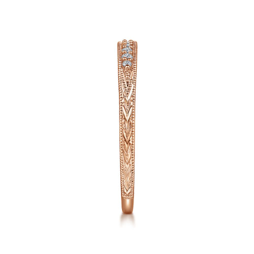 14K Rose Gold Matching Wedding Band