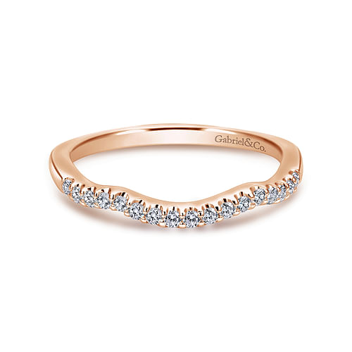 14K Rose Gold Matching Wedding Band