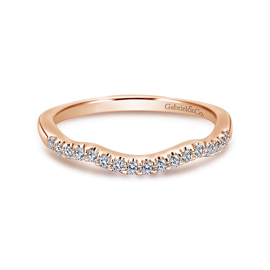 Gabriel - 14K Rose Gold Matching Wedding Band