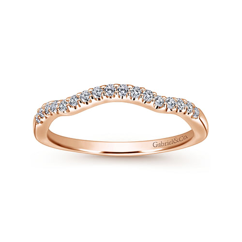 14K Rose Gold Matching Wedding Band