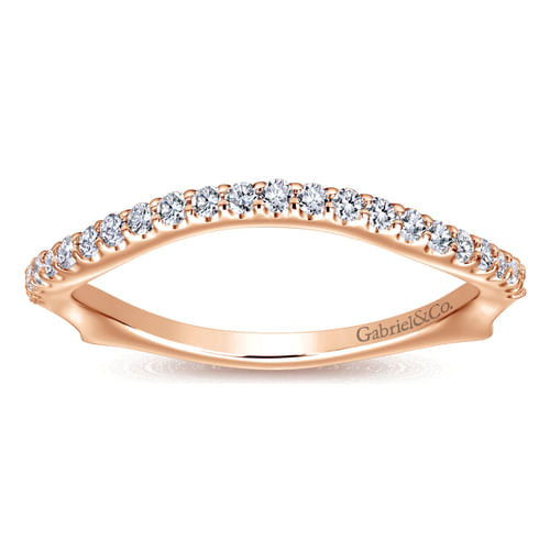 14K Rose Gold Matching Wedding Band