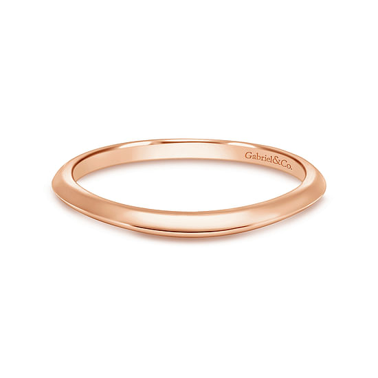 Gabriel - 14K Rose Gold Matching Wedding Band