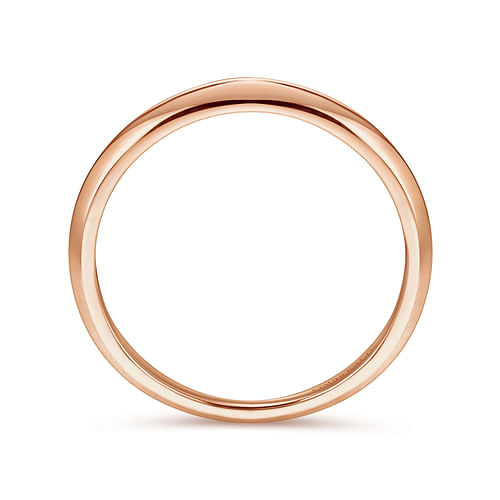 14K Rose Gold Matching Wedding Band