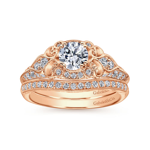 14K Rose Gold Matching Wedding Band