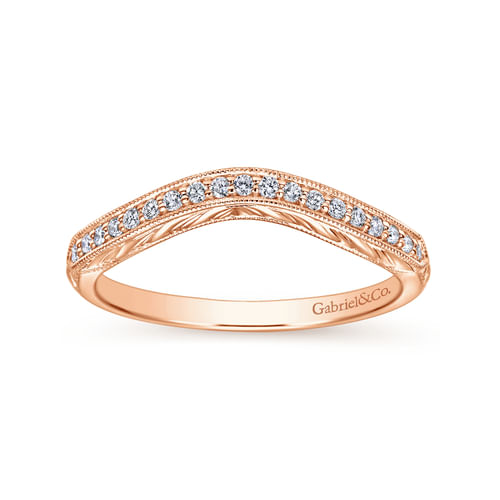 14K Rose Gold Matching Wedding Band