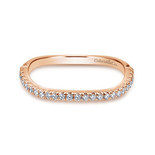 14K Rose Gold Matching Wedding Band