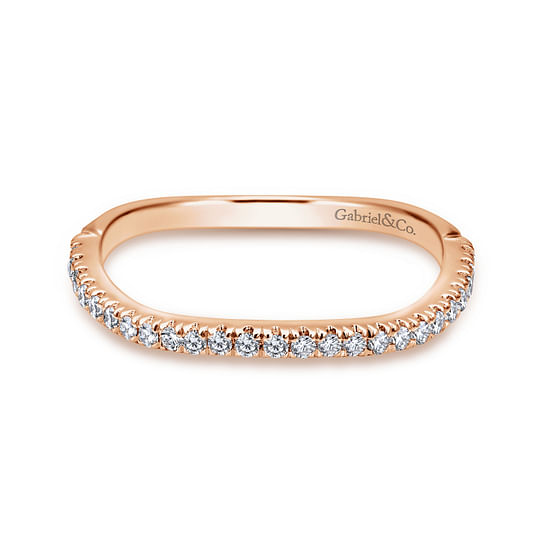 Gabriel - 14K Rose Gold Matching Wedding Band