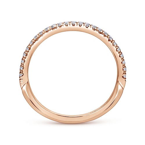 14K Rose Gold Matching Wedding Band