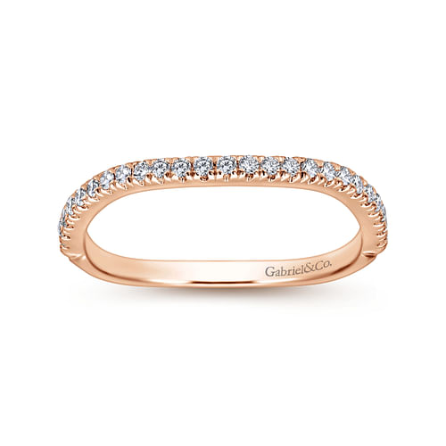 14K Rose Gold Matching Wedding Band