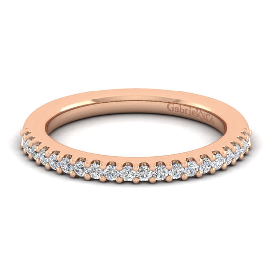Gabriel - 14K Rose Gold Matching Wedding Band